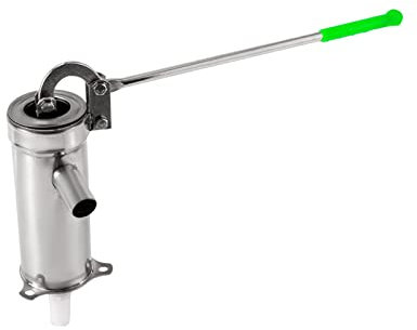 ARBGO Wasserpumpe Edelstahl Handpumpe Schwengelpumpe 8m/26.3ft Saugtiefe Gartenpumpen Tiefbrunnen mit 44 cm Griff, für Home Garden Yard