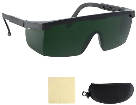 Joyan Lunettes de Protection, Welding Glasses, Lunette de Protection Travail, avec Chiffon de Nettoyage et étui à Lunettes, pour Travaux de Soudure