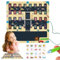 POFIBO Montessori Spielzeug ab 2 3 4 5 6 7 Jahre, Magnetspiel Labyrinth Spiel Holzspielzeug, Motorikspielzeug Farben Lernen Sortierspiel für Jungen, MäDchen, Geschenkideen, Kinderspielzeug