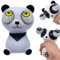 Panda Stressball Spielzeug Lustig Tiere Augen Out Squeeze Spielzeug, Anti Stress Tier Pop-Out-Augen Stressabbau Bälle, Antistressball Squishy Toy Ängste Lindern für Kinder Erwachsene Schule Büro, Gelb