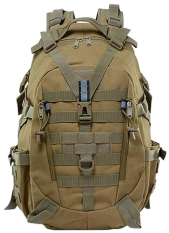 Mochila de camping – Gran mochila de asalto de 35 l, mochila táctica de escalada para exteriores, equipo táctico de senderismo, de viaje reflectante, mochila de para hombre, mochila de