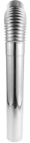 Didiseaon Tuyau de Poêle Extérieur en Acier Inoxydable 2 Pièces – Coude 45° Diamètre 7,5 Cm Rallonge 43 Cm – Accessoires pour Cheminée de Tente de Camping, Conduit de Poêle Résistant Haute