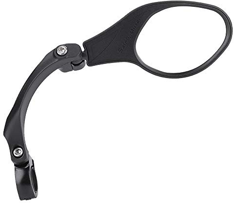 Cykelspeglar bakre vy, styrbar, cykelspegel, 360° rotation, cykel, backspegel, cykelspegel, vägcykel, styre, spegel för mountainbike, vägcyklar, svart (destra)