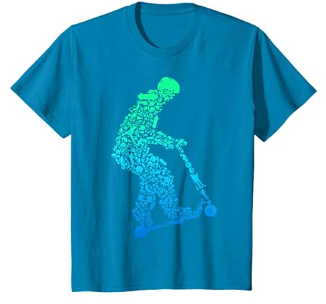 Trottinette électrique freestyle pour garçon T-Shirt