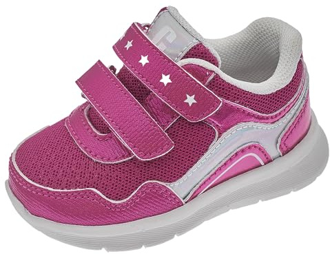 Chicco, Sneakers avec Double Velcro et Semelle Légère, Confortables, Légères, Flexibles et Transpirantes, Fille, Conçu en Italie