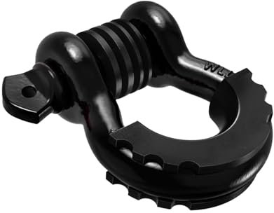 D Ring Schäkel 3/4 Zoll 4,75 T SUV Schäkel zum Abschleppen Schwere Schäkel für Fahrzeug Wiederaufnahme Schleppt 1 Stück