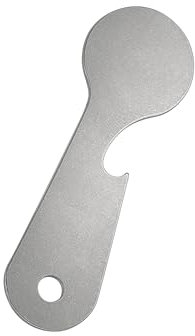 Bodesa Valore Schlüsselanhänger mit Einkaufswagenöffner | Einkaufswagenchip mit Flaschenöffner | Einkaufswagenlöser