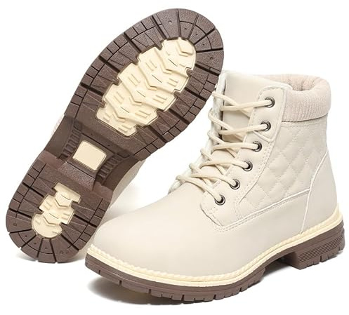 Women Snow Boots Winter Boots For Women Ladies Ankle Warm Shoes Fur Lined Winter Walking Waterproof Anti-Slip Lace Up Lightweight Shoes With Outdoor Indoor Mid Calf Booties