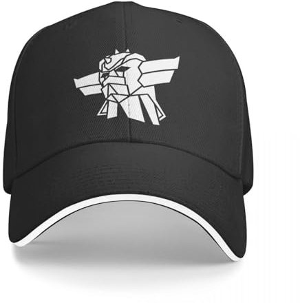 AEIKHAEC Fischermütze Baseballkappe Baseballkappe mit UFO Roboter Design für Erwachsene Verstellbarer Trucker Hut Snapback modisch für Herbst Weihnachten