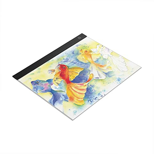 LED A3 Light Panel Graphic Tablet Light Pad Copyboard med 3-nivå Justerbar Ljusstyrka, Diamond Jewel Paint Supplies för Spårning Av Ritning, Visning