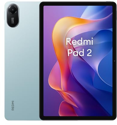 XIAOMI Redmi Pad 2 - Tablet de 11 2.5K (MediaTek G100-Ultra, 4GB de RAM, 128GB de ROM, WiFi 5 + Bluetooth 5.3, Batería de 9000 mAh, Cargador no Incluido), Verde (Versión ES)