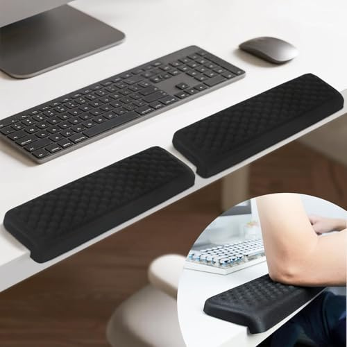 SYCEES 2 Pcs Repose-Poignet & Coude avec Support de Bureau en L - 43cm