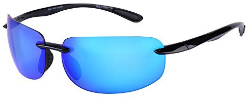 Lovin Maui, occhiali da sole polarizzati per uomo e donna, montatura leggera blu Aperto Road Blue Taglia unica