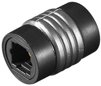 PremiumCord Jun Tos, toslink Socket, Contacts en Or, Couleur Noire