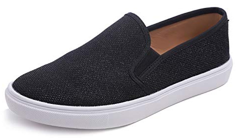 Feversole Women's Fashion Slip-on Sneaker Casual Flat Loafers,Baskets à Enfiler à la Mode pour Femmes Mocassins Plats décontractés