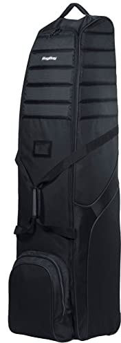 Bag Boy T-660 Golf Travel Cover for Airlines, Quilted Padded Top, Internal Compression Strap, Lockable Full Wrap-Around Zipper, in-Line Skate Wheels