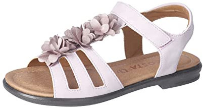 RICOSTA Mädchen Riemchensandalen Aurora,Kinder Sandalen,WMS:Mittel,Sommersandalen,bequem,Sommerschuhe,Freizeitschuhe,Flieder (110),42 EU