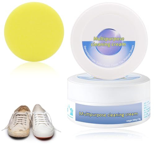 Fengyang® Fleckenentfernungscreme, Whiteshoe Sleaner, Schuh Multifunktions Reinigungscreme, Weiße Schuh Reinigungscreme, Sneaker Reiniger Weiß, Schuhcreme Weiß, Schuhreiniger Weiße Schuhe