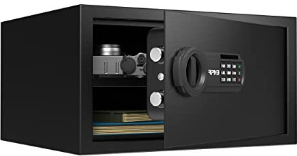 RPNB Luxus Safe und Schließfach, Geldkoffer, Zifferntastatur sicher, perfekt für Hause Büro Hotel Business Schmuck und Bargeldverbrauch Lagerung, 28 L
