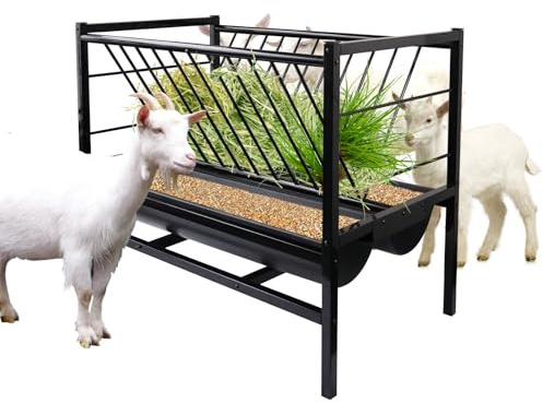 MUYIRTED Dispensador De Heno Grande Alimentador Automático Comedero Y Dispensador De Heno Para Caballos, Comederos Para Caballos, Cabras Ovejas, Comederos De Caballos