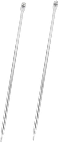 Veemoon 2 Stück Erdungsstift Zum Anbinden Erdungsdraht Erdungsstab Für Antennen Erdungsstab Für Elektrozaun Metall Erdungsstab Praktischer Erdungsstab Erdungsstab Draht Eisen