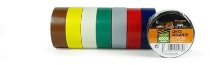 Isolierband, 10 x 19 mm, weiß