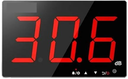 Sonómetro digital de 30-130 dB, decibelímetro de pared, detector de ruido, decibelímetro profesional.(525B)