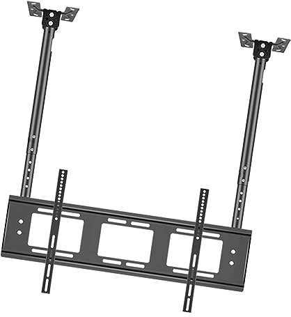 Adjustable TV Ceiling Mount Bracket for 50-100 Inch LED Displays Max VESA 900x600mm Double Pole Design Heavy-Duty Ideal for Home Theaters and Commercial Use