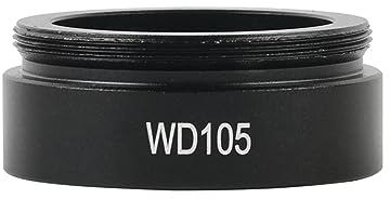 Mikroskop kamera, WD105 WD210 WD170-objektiv 35 mm gängfäste Hjälpobjektiv objektiv for industri Mikroskop Kamera C-fäste(WD105)
