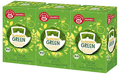 Teekanne Bio Organics Swinging Green, 3er Pack