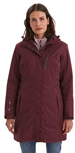 Killtec Alisi - Parka para Mujer con Capucha Desmontable, Mujer, 32730-000, Morado, 36