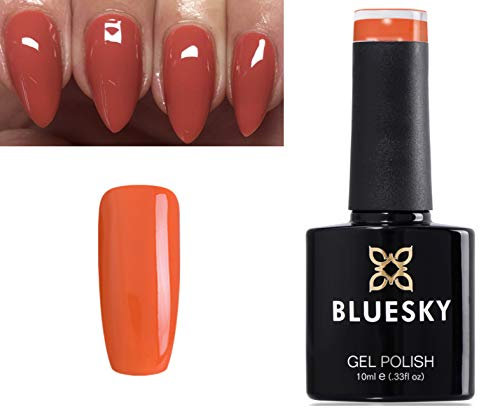 Bluesky Nail Gel Polish PUMPKIN SPICE, RUST PUMPKIN COLOR UV LED Soak Off 10ml BP01