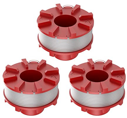 CDIYTOOL Rasentrimmer-Spule für Einhell GE-CT 36/30 Li E Ersatzfadenspule, 2 mm, 26,5 Fuß, Rasentrimmer-Zubehör, Ersatzspulen für GE-CT 36/30 Li E Solo (3)