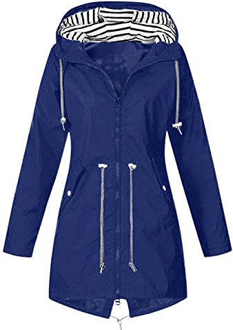 GFPGNDFHG Regenjacke Damen, Damen Madison Avenue Coat Wasserdichter Wintermantel Jogginghose Damen Hoodies Women Your Heart is The Sea Italien Top Frauen Oberteil Damen Langarm