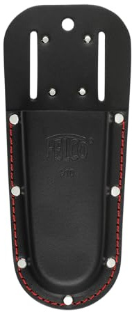 FELCO 910 Fondina in Vera Pelle per Cesoia, Passante Cintura e Clip, Robusta e Leggera 125g, Compatibile con la Maggior Parte delle Cesoie FELCO a Una Mano