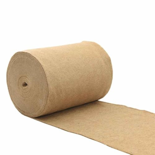 vidaXL Tapis de Chanvre pour rongeurs 0,5x25 m 5 mm, Tapis de rongeurs, Tapis en Fibre de Chanvre, Couvre-Sol de Cage de rongeurs
