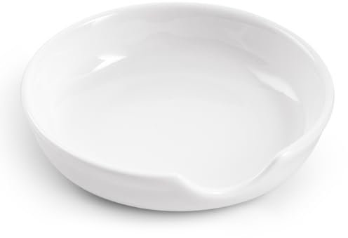 Auanlay Poggiamestolo per piano cottura, porta cucchiaio in ceramica per bancone da cucina, poggia utensili da cucina, porta cucchiaino da caffè, poggia cucchiaio per mestoli spatola (bianco)