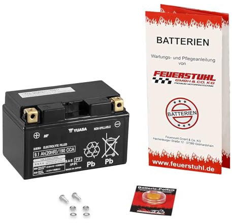 Batterie für KTM 690 SMC, 2008-2011, YUASA, wartungsfrei, einbaufertig (inkl. 7,50€ Pfand) Erstausrüsterqualität
