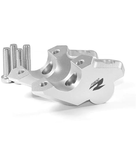 BDDXWSM Rehausseur De Guidon De Moto pour B&MW F900R F900XR F 900 XR F850GS F 850 ​​GS F850 GS Adventure 2020 Pince De Montage De Rehausseur De Guidon Guidon relevable(Argent 3)