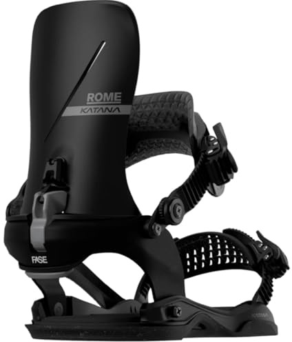 Rome Katana AW Fase Herren Snowboardbindung, Schwarz, M/L