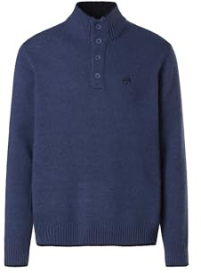 NORTH SAILS Maglione Uomo in Misto Cashmere con Collo Alto e Bottoni