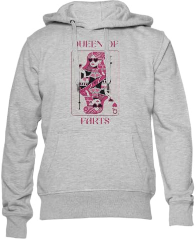 Drottning Av Fisar Unisex Grå Huvtröja Män Kvinnor Unisex Grey Sweatshirt Crewneck