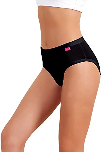 JADEA - Slip Donna 786 Midi 3 Pezzi in Cotone Modal Elasticizzato