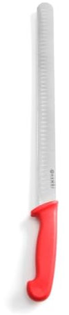 HENDI 842928 Coltello per Prosciutto/Salmone, 490mm, rosso