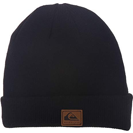 Quiksilver Herren Performer 2 Beanie-Mtze, schwarz, Einheitsgröße