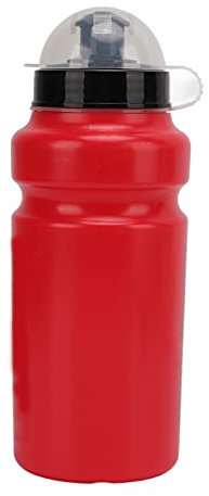 HERCHR 500ML Sports Bottle, 17 oz Biking Water Cup Flask 19cm/7.5in Bicycle Mtb Road Mountain Bike Jug Squeeze Water Sports Bottle for Outdoors/Gym/Cycling/Running/Travel/School (Red)