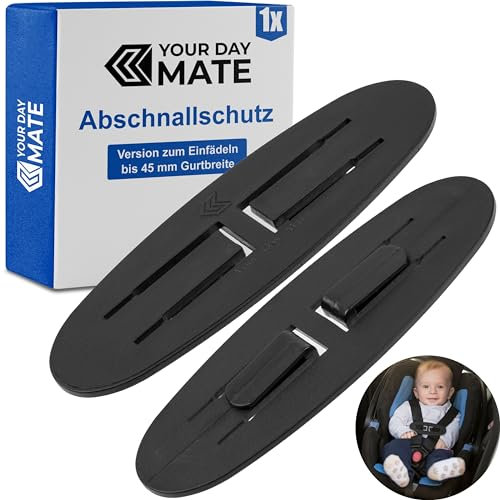 Abschnallschutz für Kindersitze, 1 Stück, in Schwarz, extra Brustgurt für Autositz, Kinderwagen, Hochstuhl Gurtsystem, Abschnallen Schutz Kleinkind Auto, Sicherheitsclip Gurtband, Gurtwächter Autositz