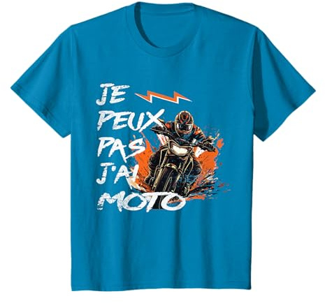 Je Peux Pas J'Ai Moto GP Courses Motos Motard Humour T-Shirt