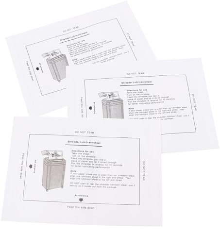 INOOMP Pacchetto di Olio Lubrificante per Trituratore 8 Pezzi, Olio per Lame, Plastico Bianco, Lubrificazione e Manutenzione Antitrabocco per Ufficio e Mercato