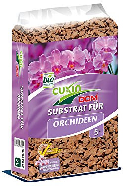 CUCIN Substrat für Orchideen 5 Ltr. - mit Pinus MARITIMA Rindenstückchen für eine optimale Drainage